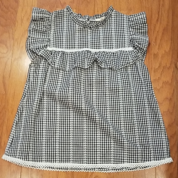 Le Lis Tops - Le Lis black and white top